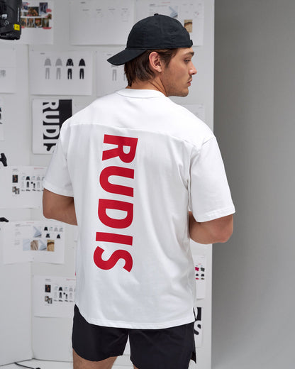 RUDIS RUDIS Script Drop Shoulder T-Shirt