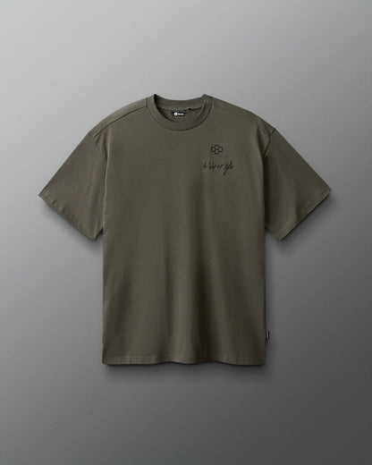 RUDIS RUDIS Script Drop Shoulder T-Shirt