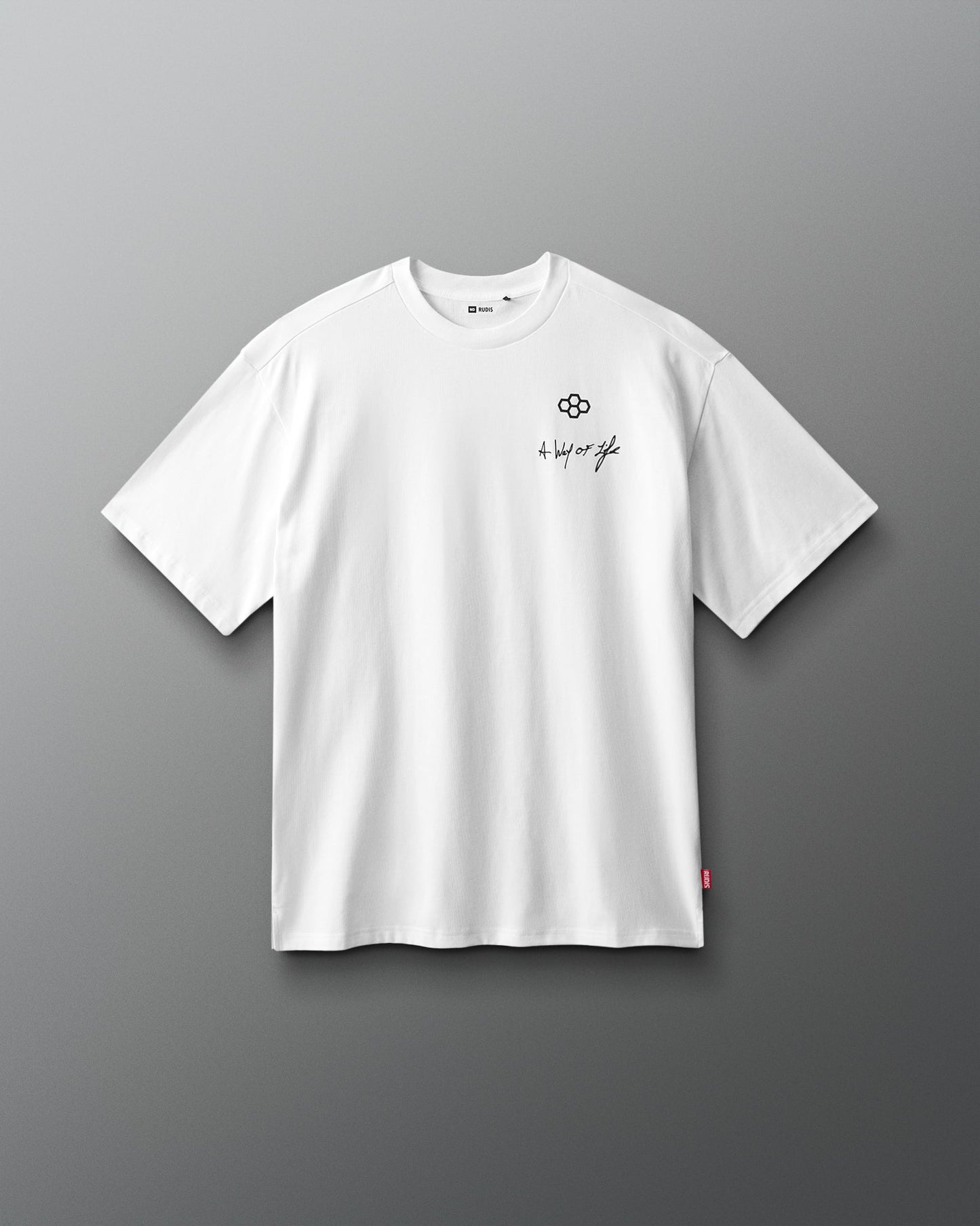 RUDIS RUDIS Script Drop Shoulder T-Shirt
