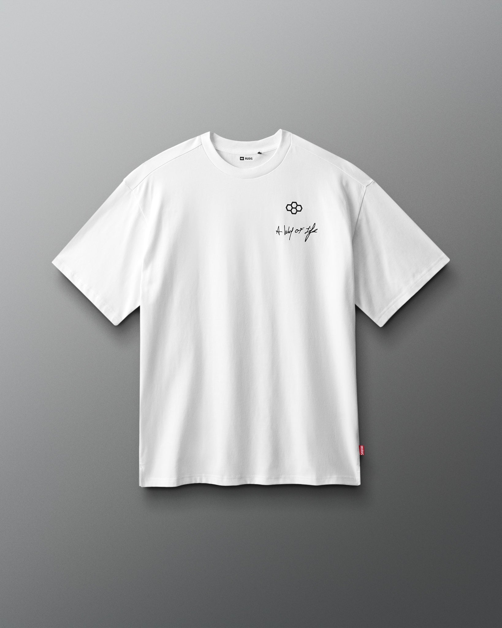 RUDIS RUDIS Script Drop Shoulder T-Shirt
