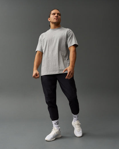 RUDIS Heavyweight Jersey T-Shirt - Heather Gray