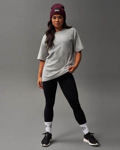 RUDIS Heavyweight Jersey T-Shirt - Heather Gray