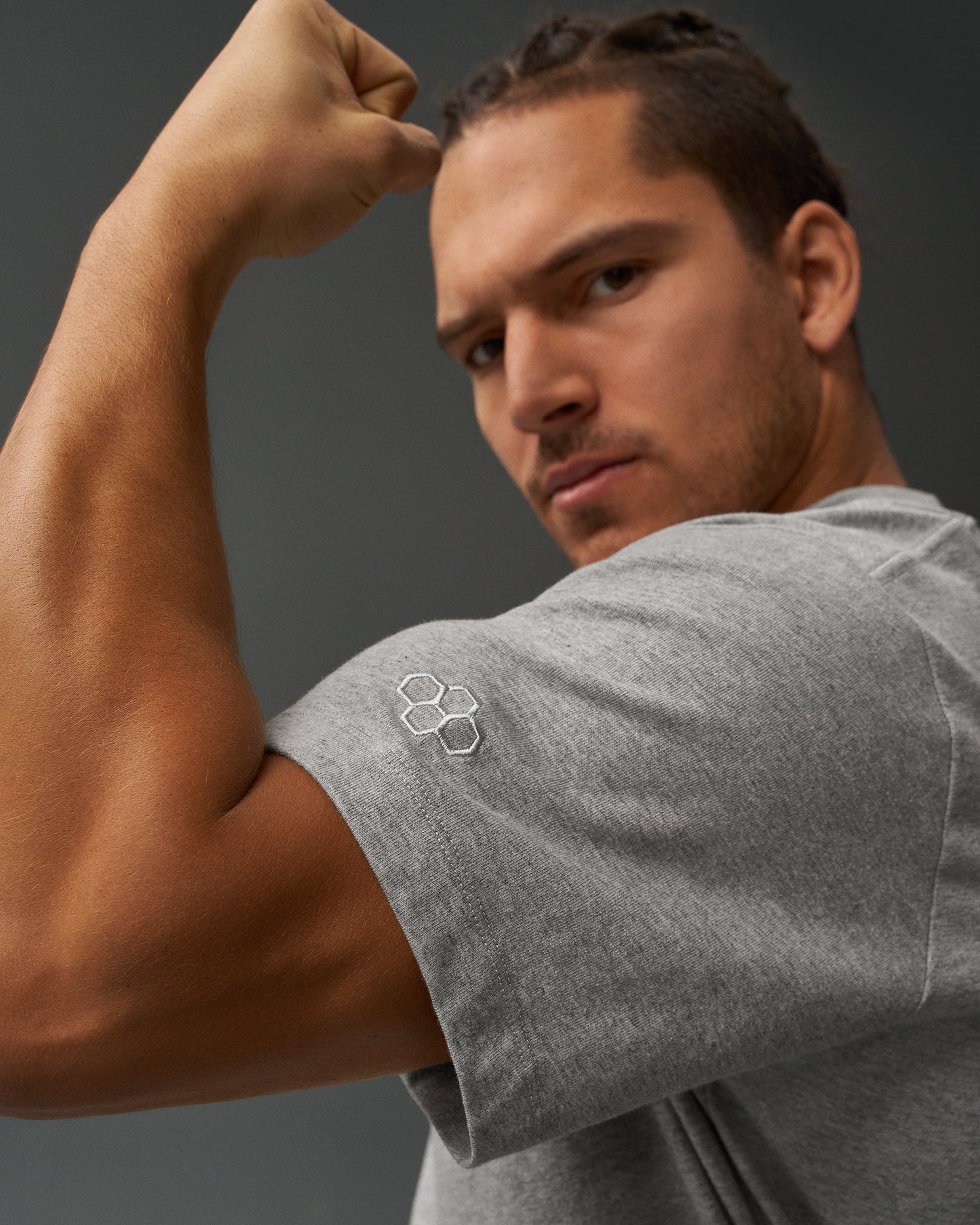 RUDIS Heavyweight Jersey T-Shirt - Heather Gray