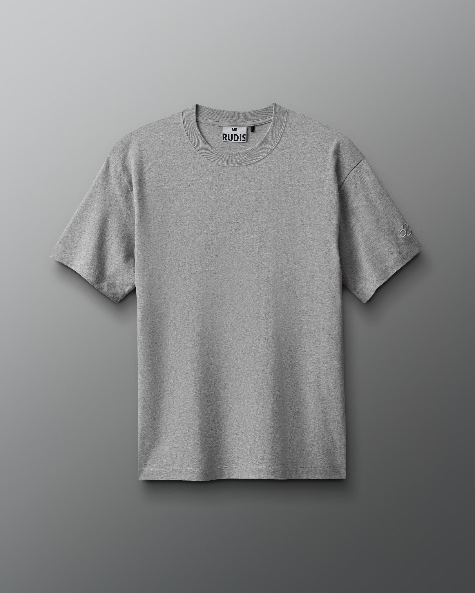 RUDIS Heavyweight Jersey T-Shirt - Heather Gray