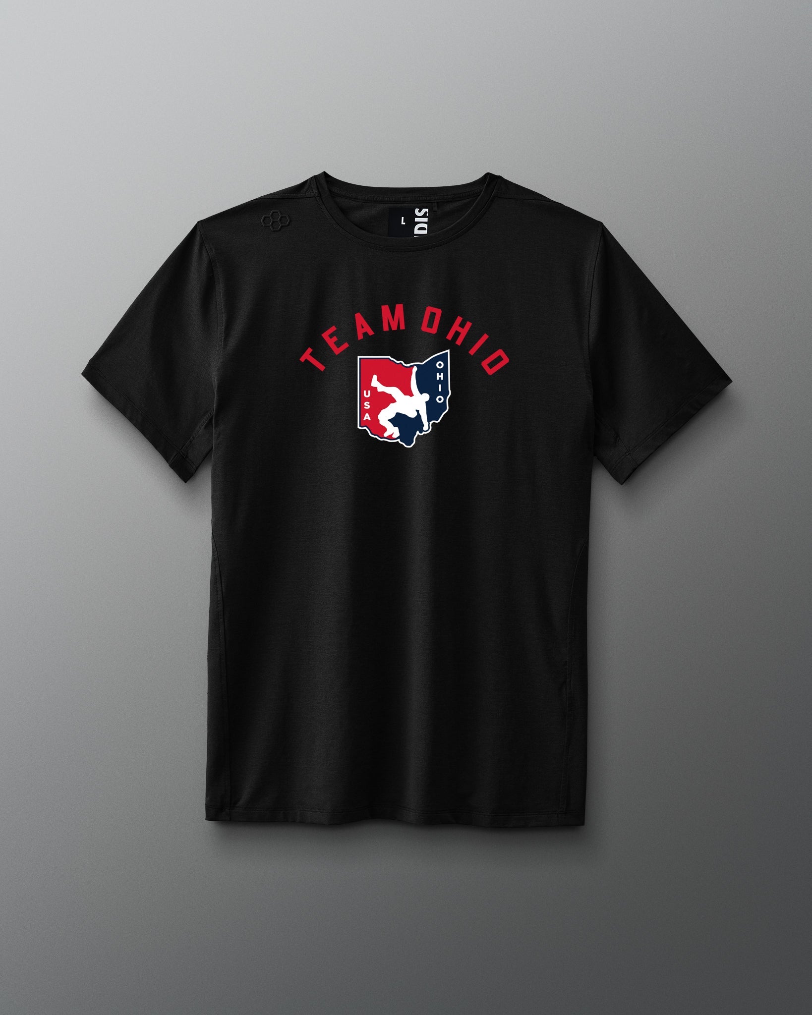 RUDIS Ohio USA Arch Logo Performance Heather T-Shirt