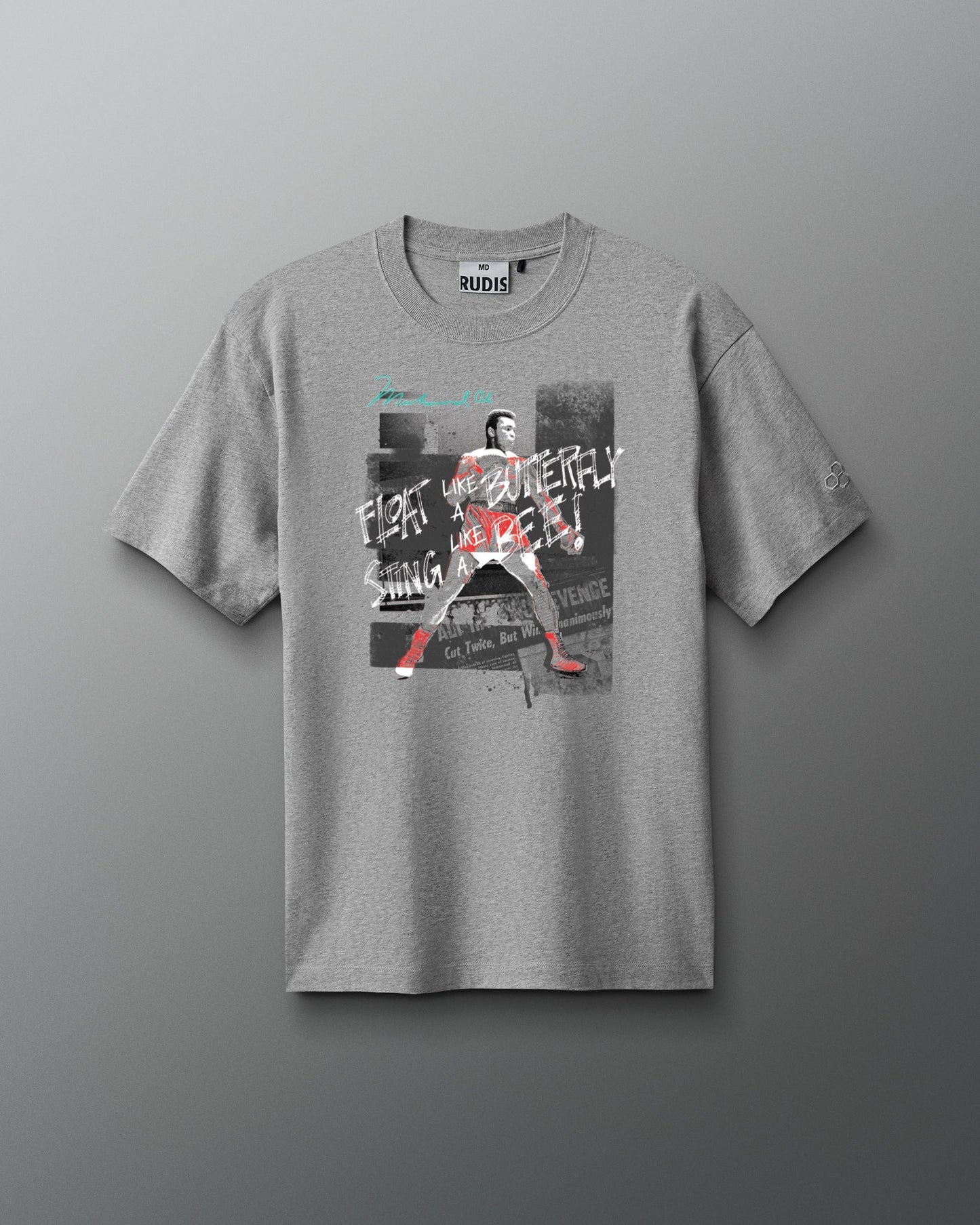 RUDIS Muhammad Ali Icon in Ink Heavyweight T-Shirt