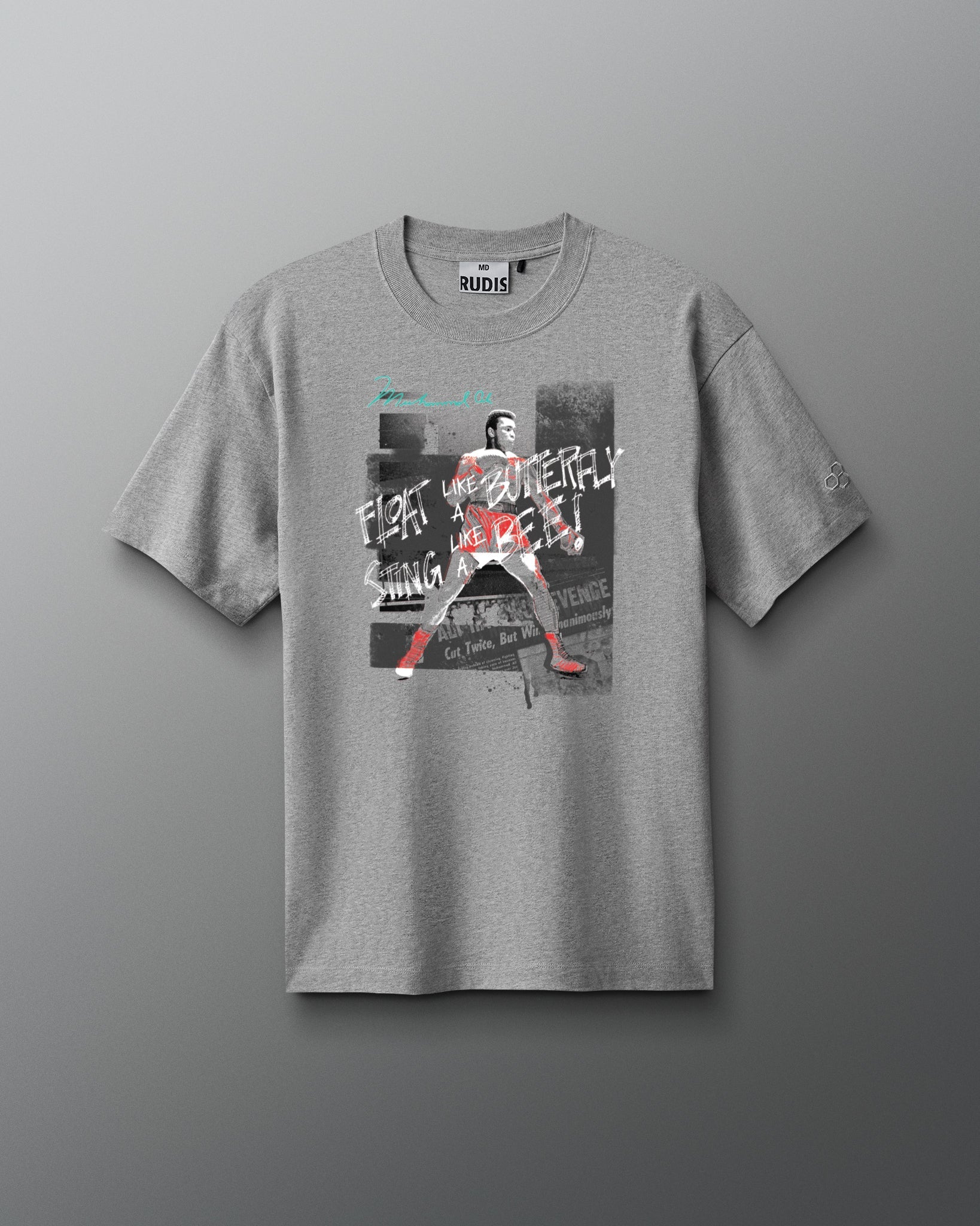 RUDIS Muhammad Ali Icon in Ink Heavyweight T-Shirt