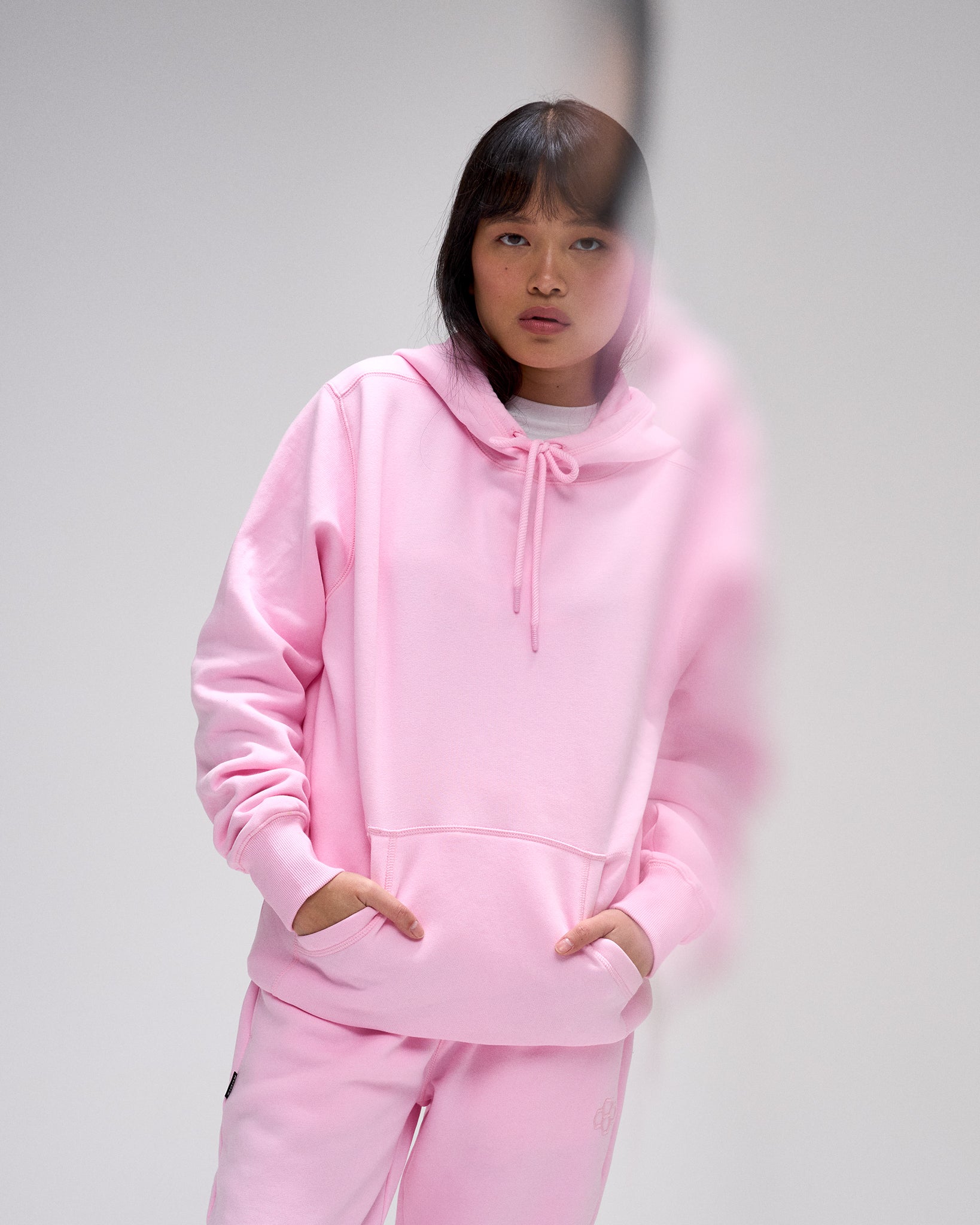 RUDIS Comfort Fleece Hoodie - Light Pink