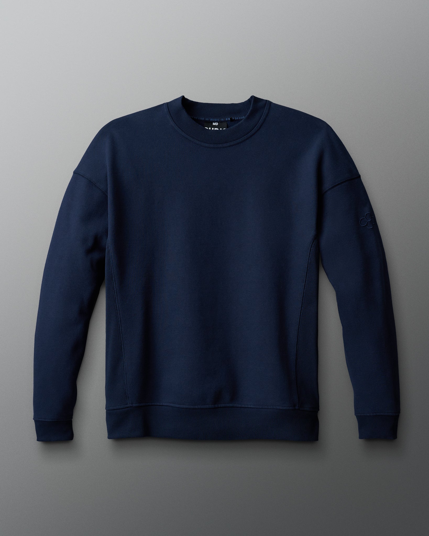 RUDIS RUDIS Titan Heavyweight Fleece Crewneck - Navy