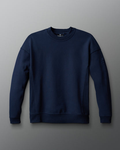 RUDIS RUDIS Titan Heavyweight Fleece Crewneck - Navy