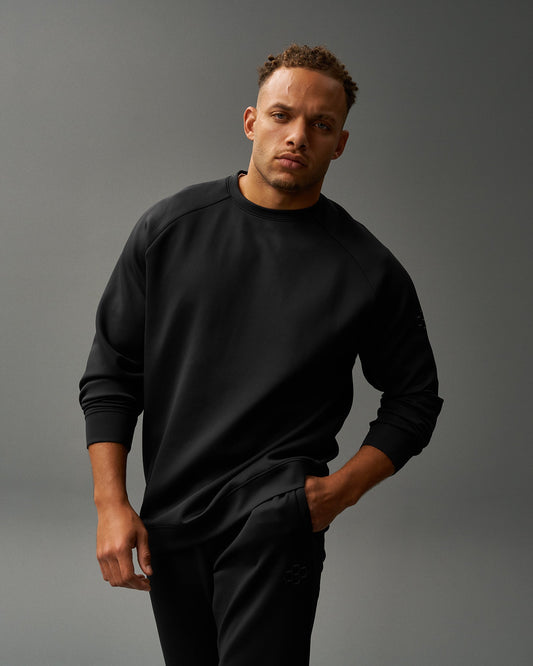 RUDIS RUDIS COOL-FEEL Crewneck - Black - Conquer Comfort with Style