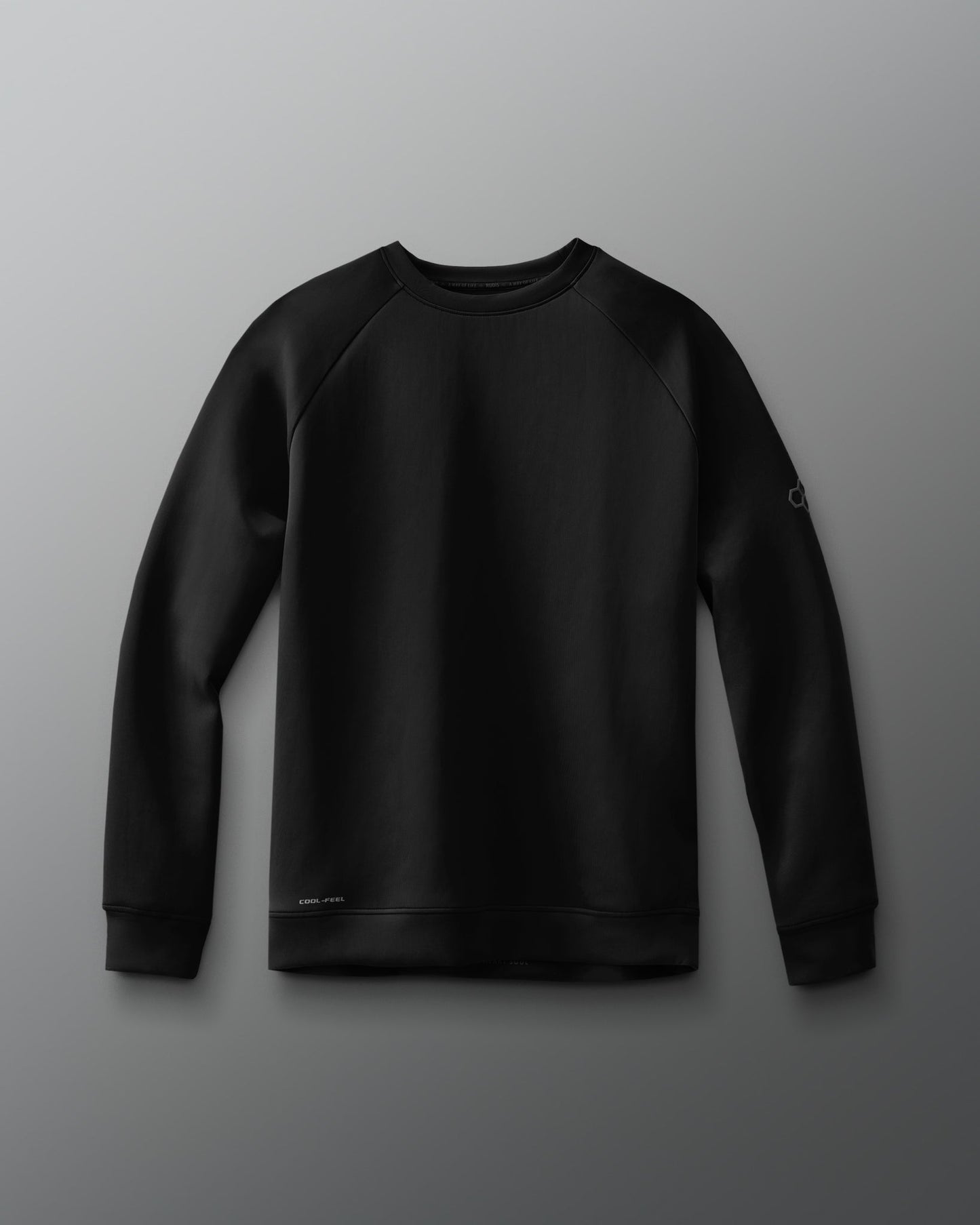 RUDIS RUDIS COOL-FEEL Crewneck - Black - Conquer Comfort with Style