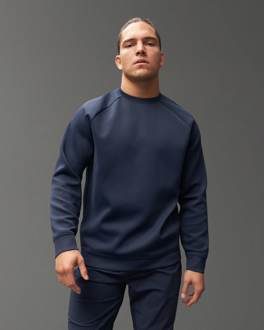 RUDIS RUDIS COOL-FEEL Crewneck - Dominate Comfort in Navy