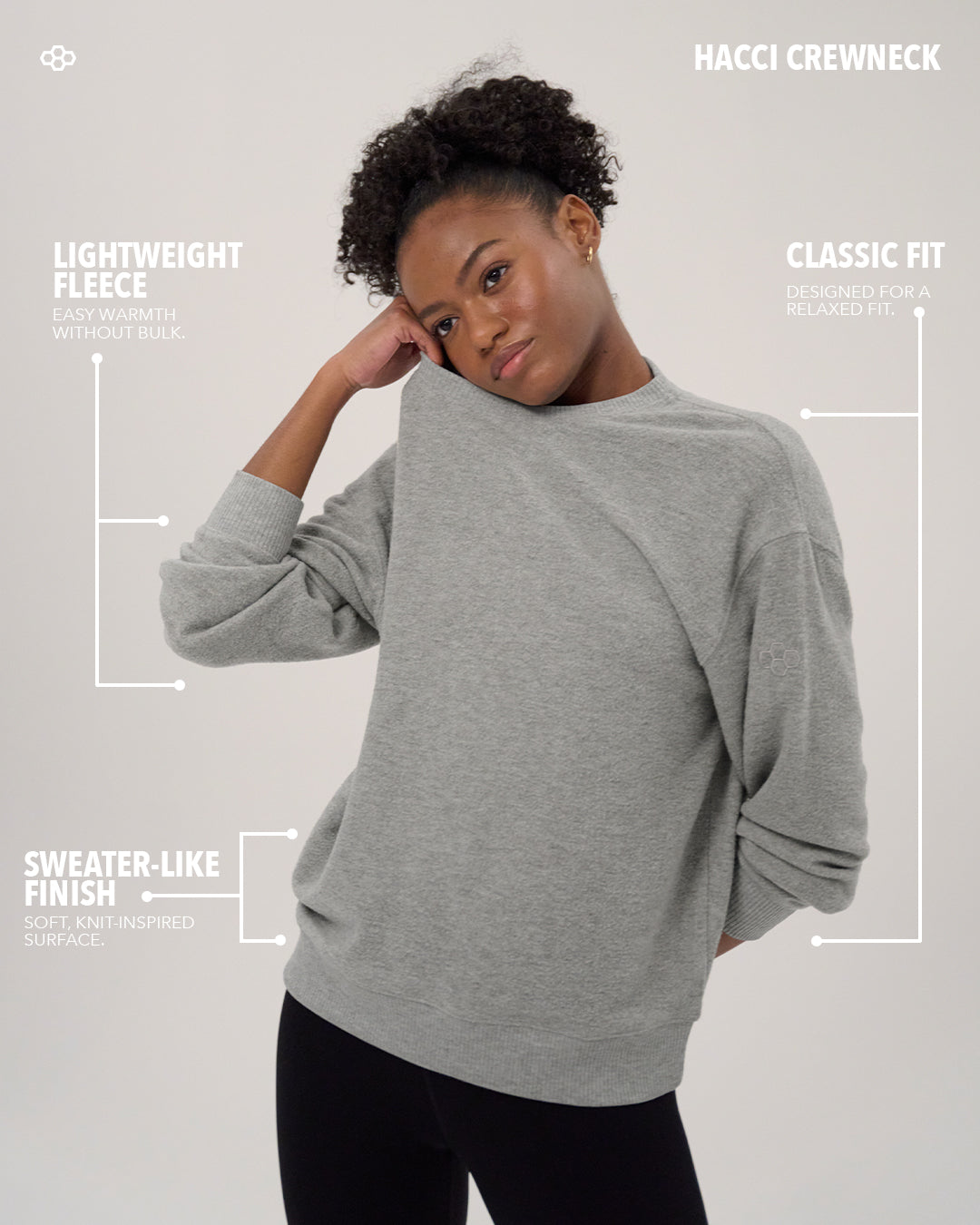 RUDIS Men's Hacci Crewneck - RUDIS Performance Apparel
