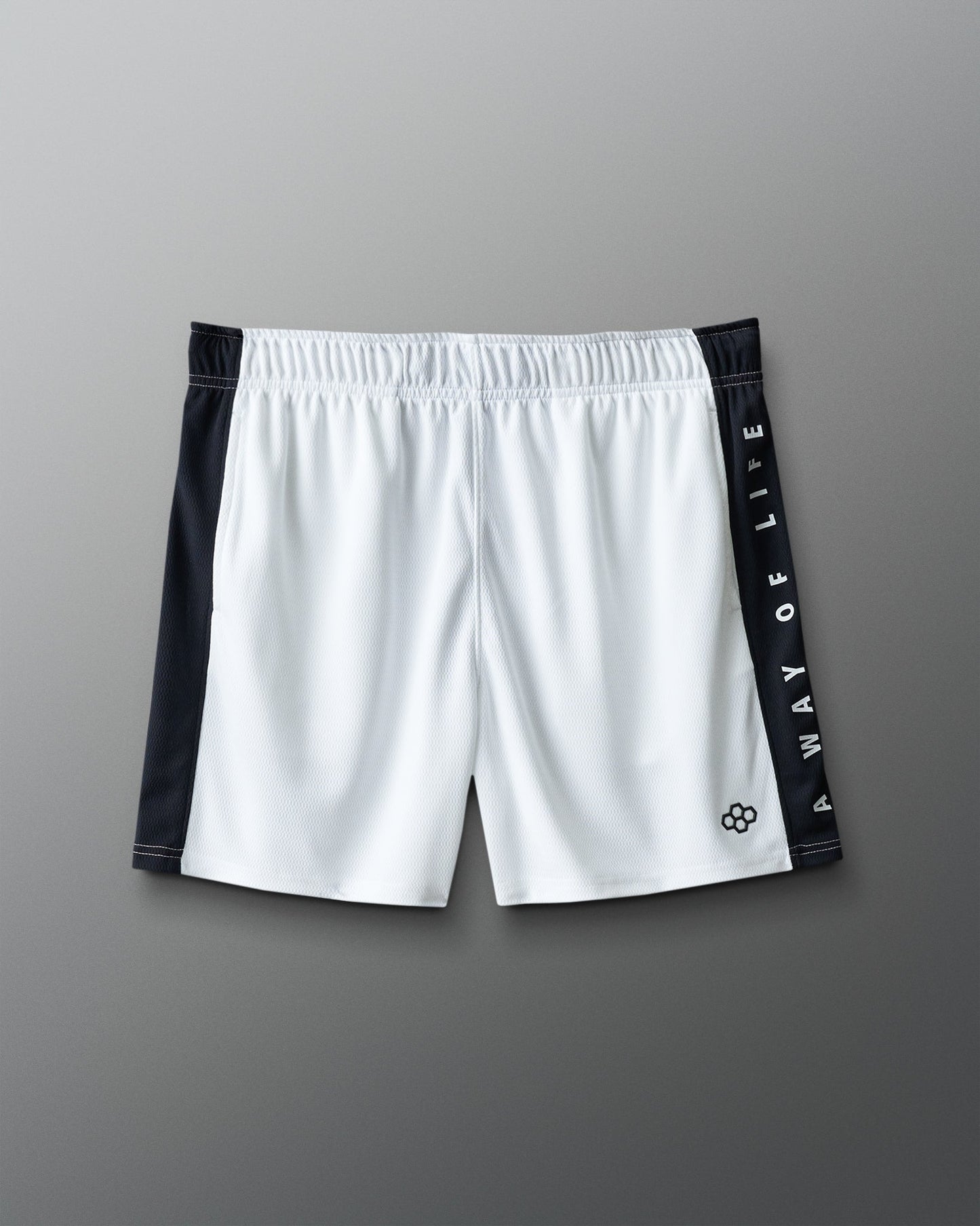 RUDIS RUDIS 5" Panel Mesh Short - White/Black