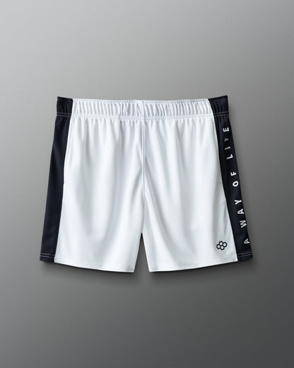 RUDIS RUDIS 5" Panel Mesh Short - White/Black