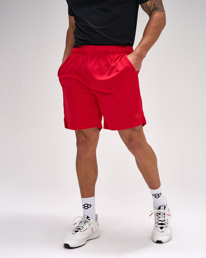 RUDIS RUDIS 7" Mesh Shorts - Red