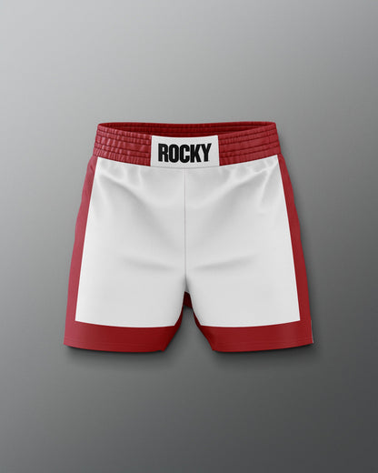 RUDIS Official ROCKY Italian Stallion Training Shorts - Boxing Trunks