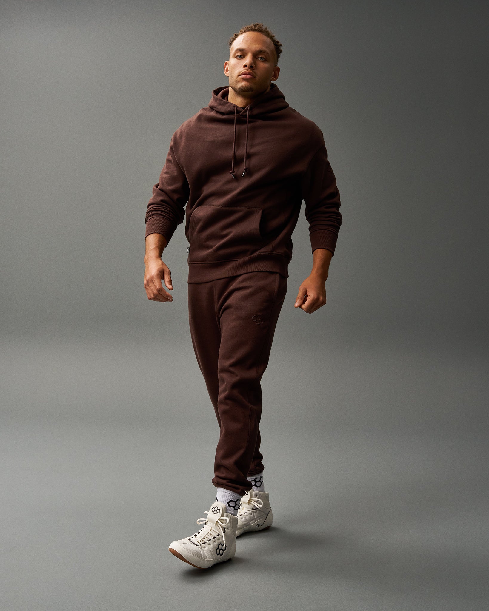 RUDIS RUDIS Titan Heavyweight Fleece Jogger - Ground Coffee