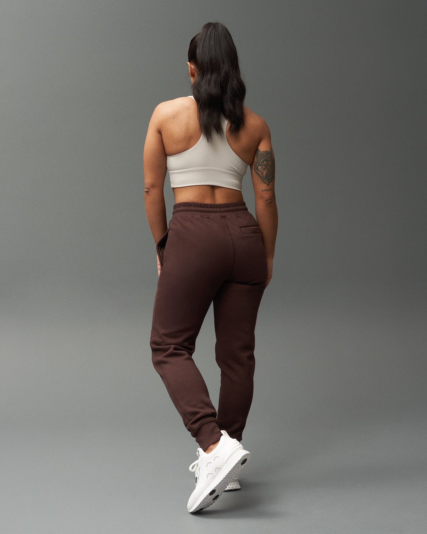 RUDIS RUDIS Titan Heavyweight Fleece Jogger - Ground Coffee