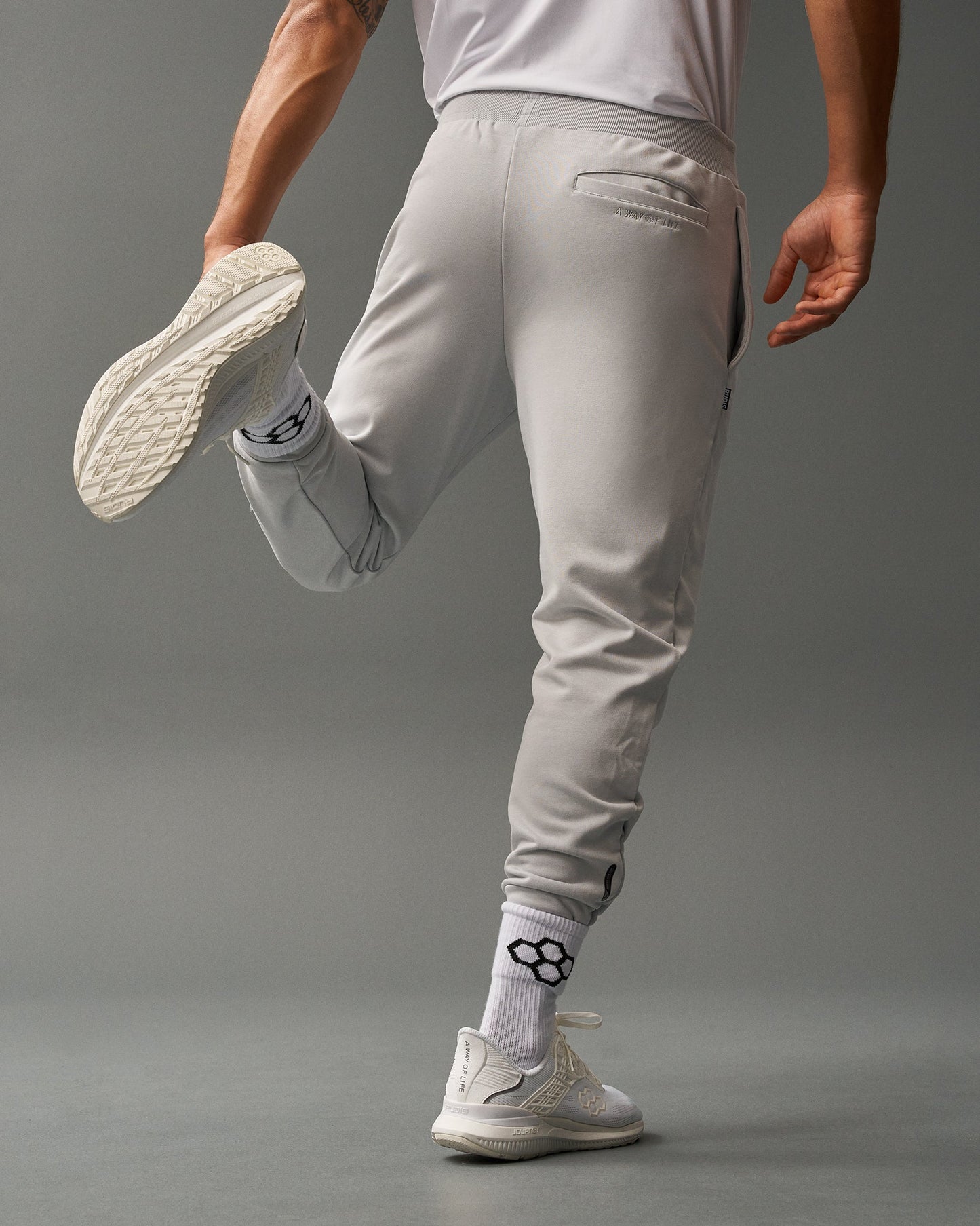 RUDIS RUDIS Elite Terry Jogger - Lunar Gray | Conquer Comfort & Style