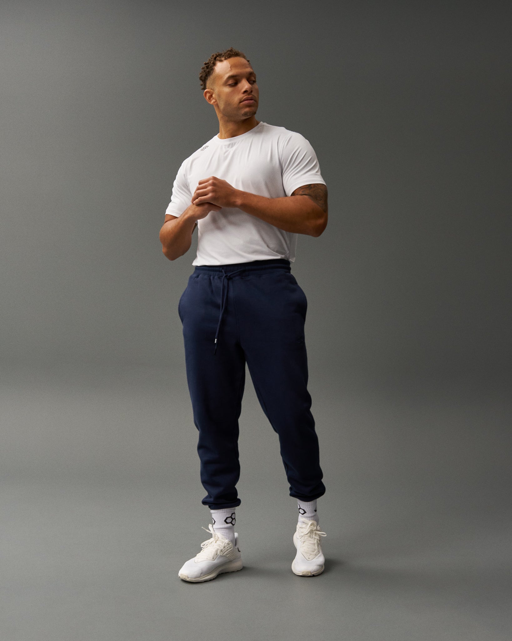 RUDIS RUDIS Titan Heavyweight Fleece Jogger - Navy