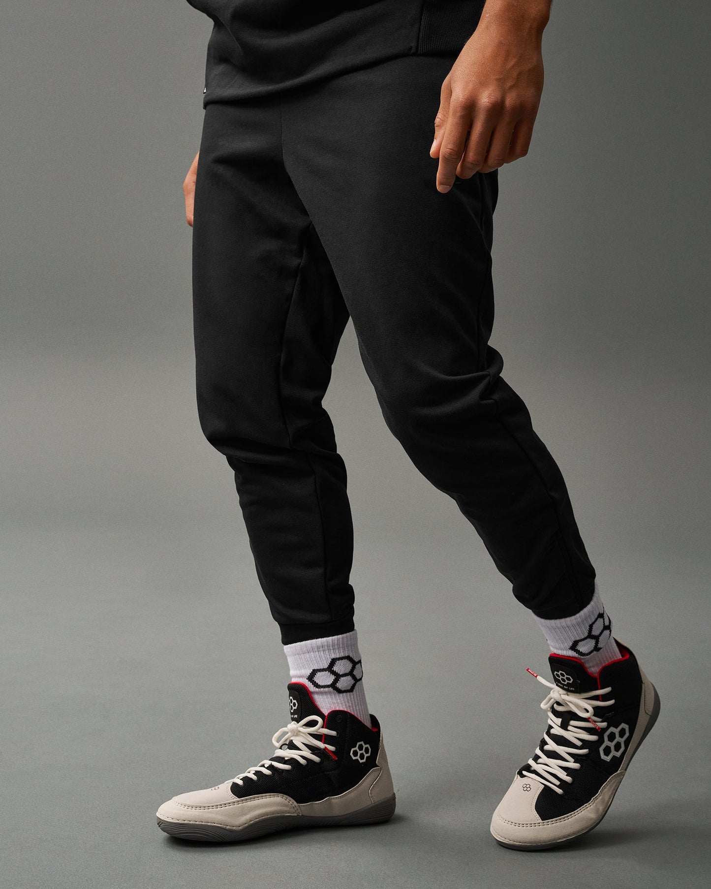 RUDIS RUDIS Elite Terry Jogger - Black - Command Attention, Own the Mat