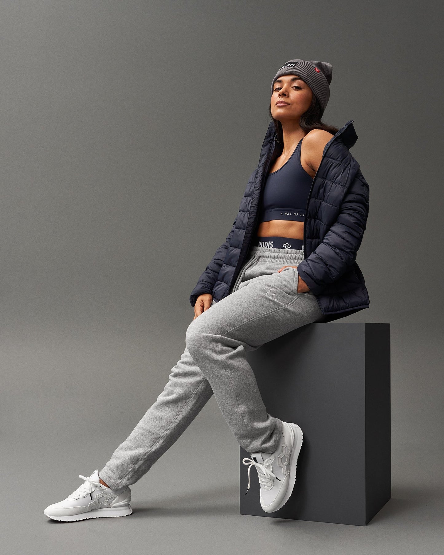 RUDIS RUDIS Comfort Fleece Open Hem Pant