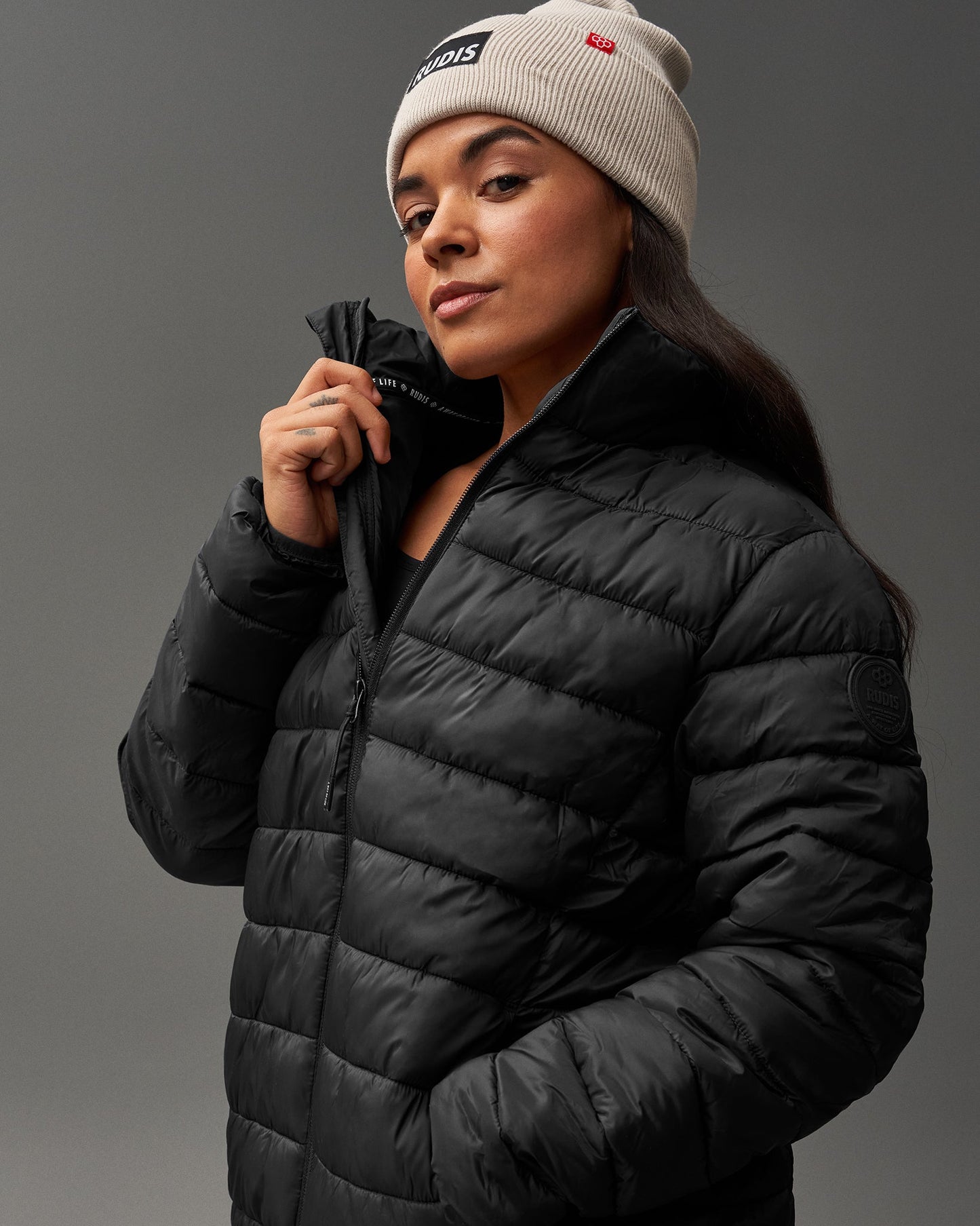 RUDIS RUDIS Puffer Jacket - Black