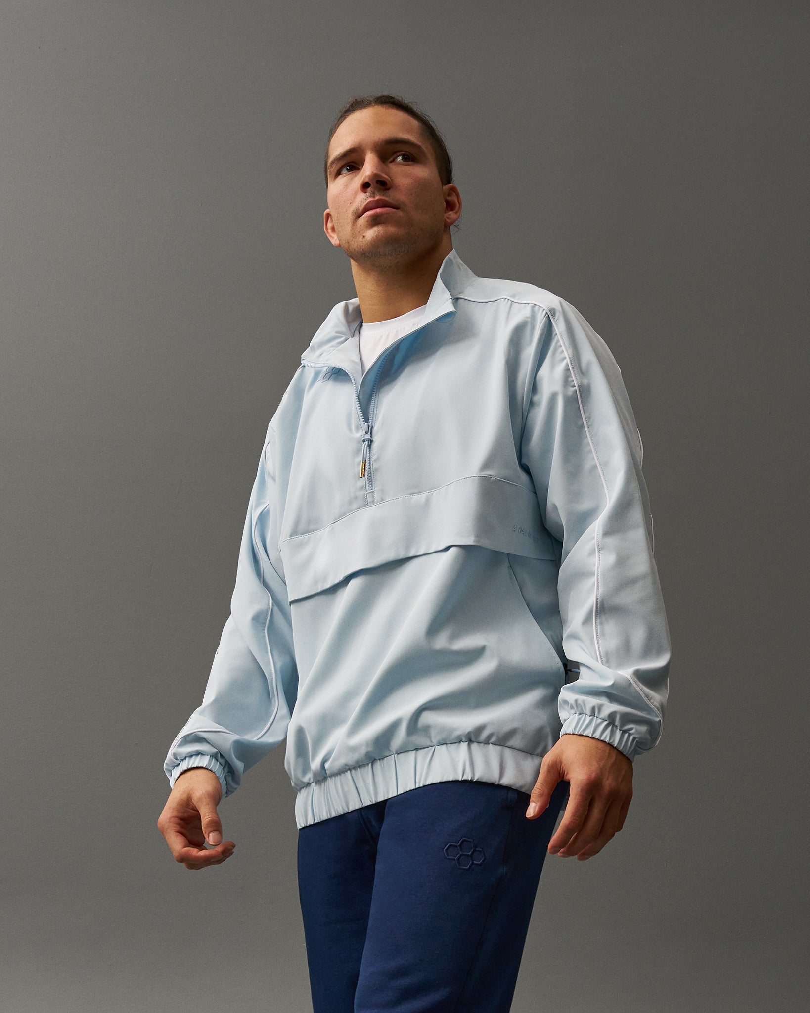 RUDIS RUDIS 1/4 Zip Windbreaker - Ice - Conquer the Elements