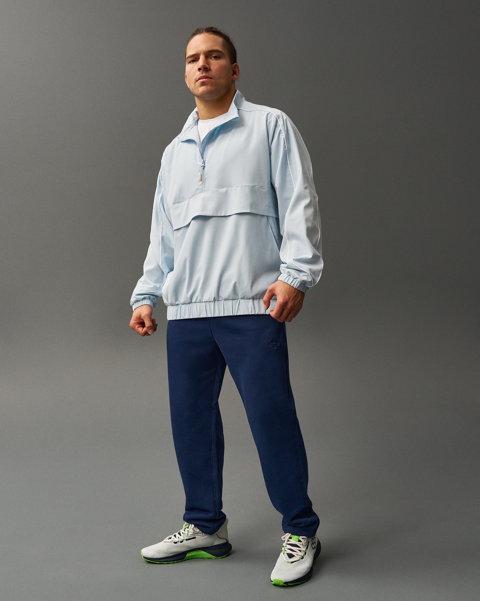 RUDIS RUDIS 1/4 Zip Windbreaker - Ice - Conquer the Elements