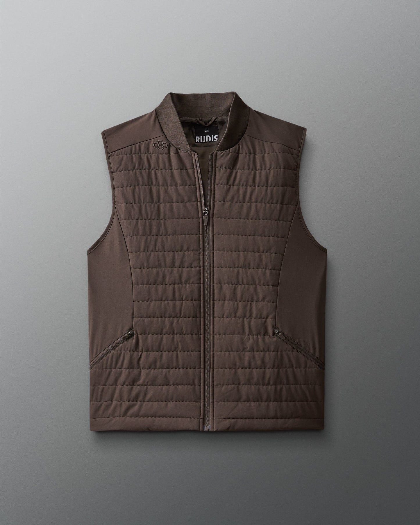 RUDIS RUDIS Cocoa Lightweight Puffer Vest – Water-Resistant Activewear