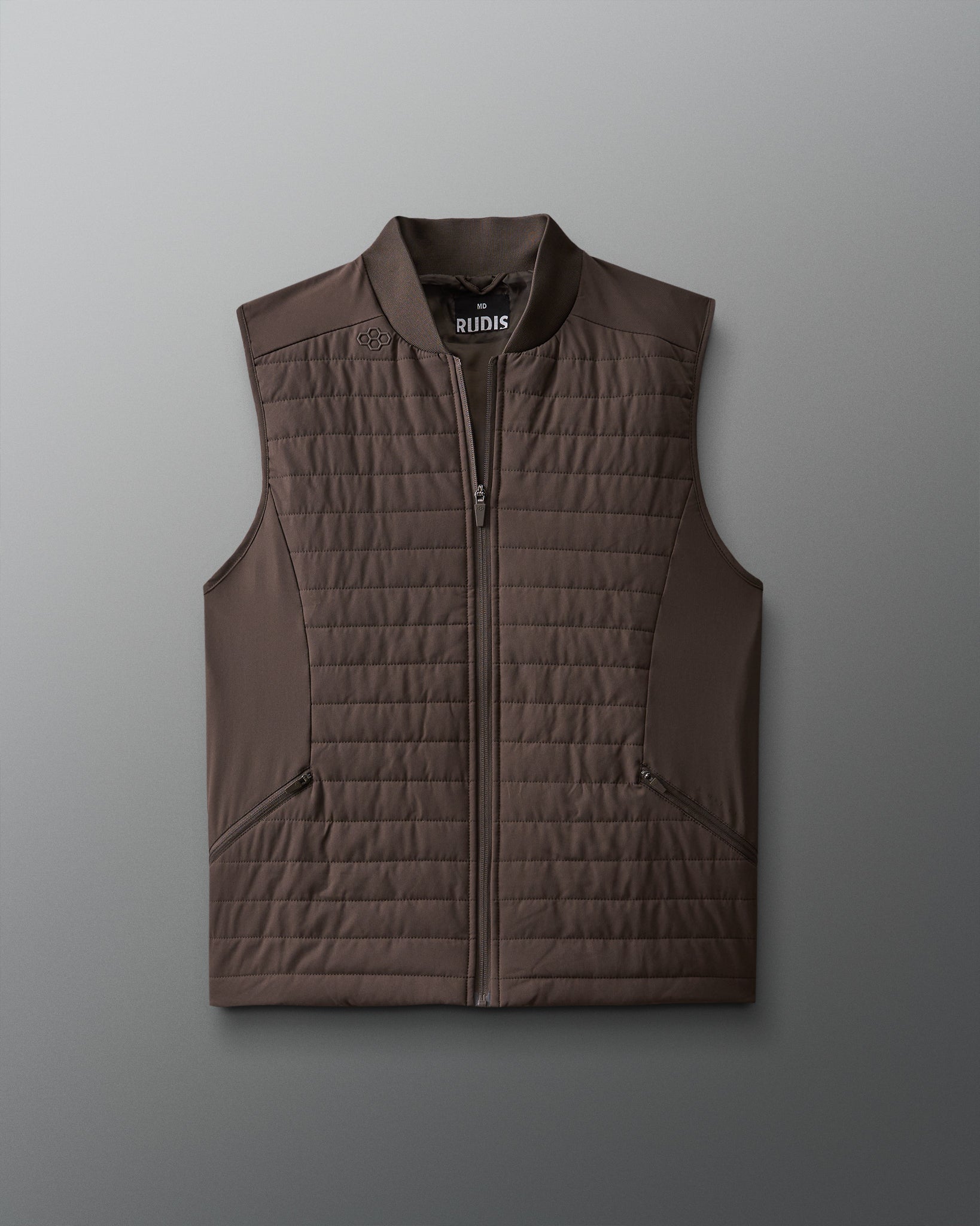 RUDIS RUDIS Cocoa Lightweight Puffer Vest – Water-Resistant Activewear
