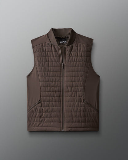 RUDIS RUDIS Cocoa Lightweight Puffer Vest – Water-Resistant Activewear