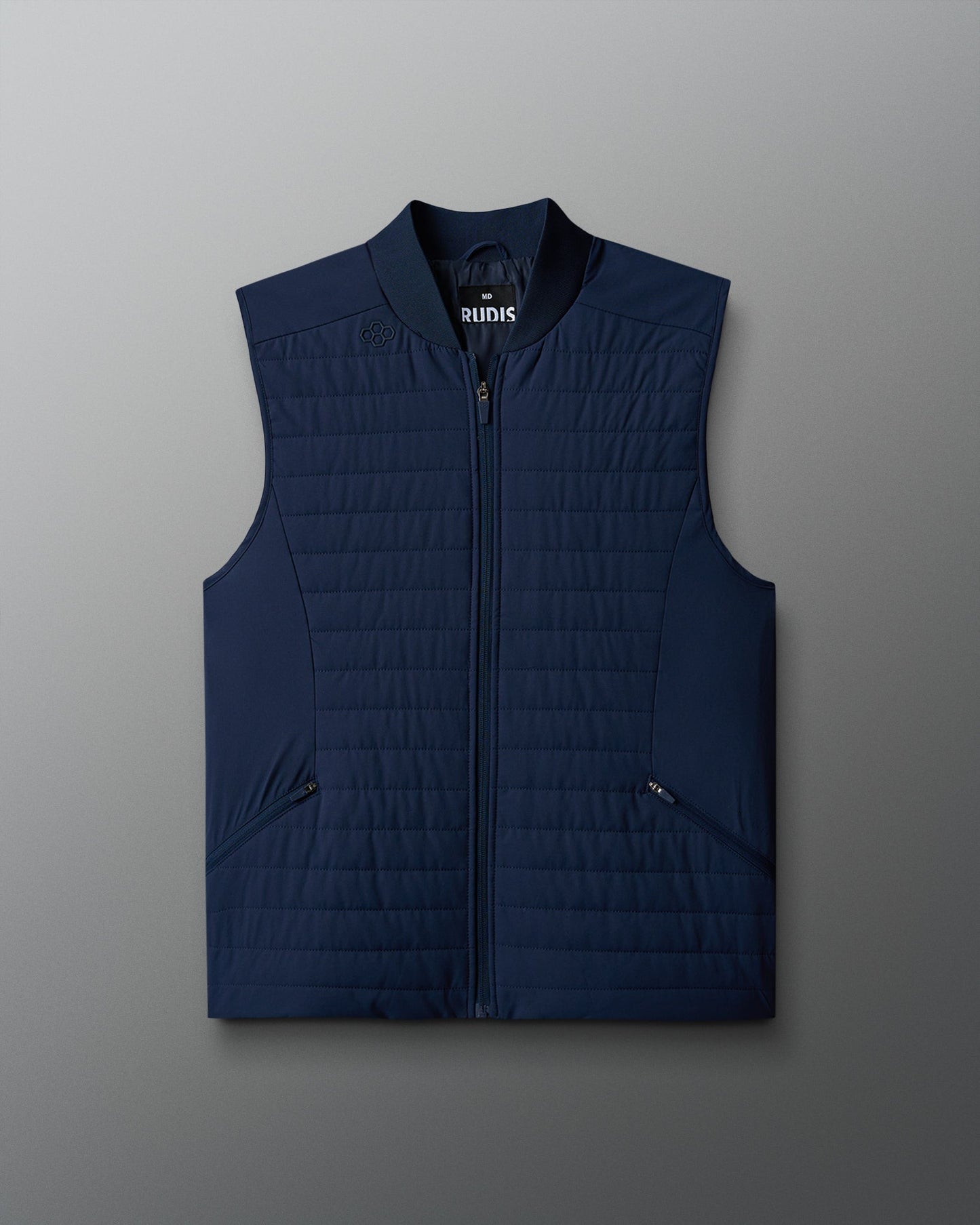 RUDIS RUDIS Navy Lightweight Puffer Vest – Water-Resistant Activewear