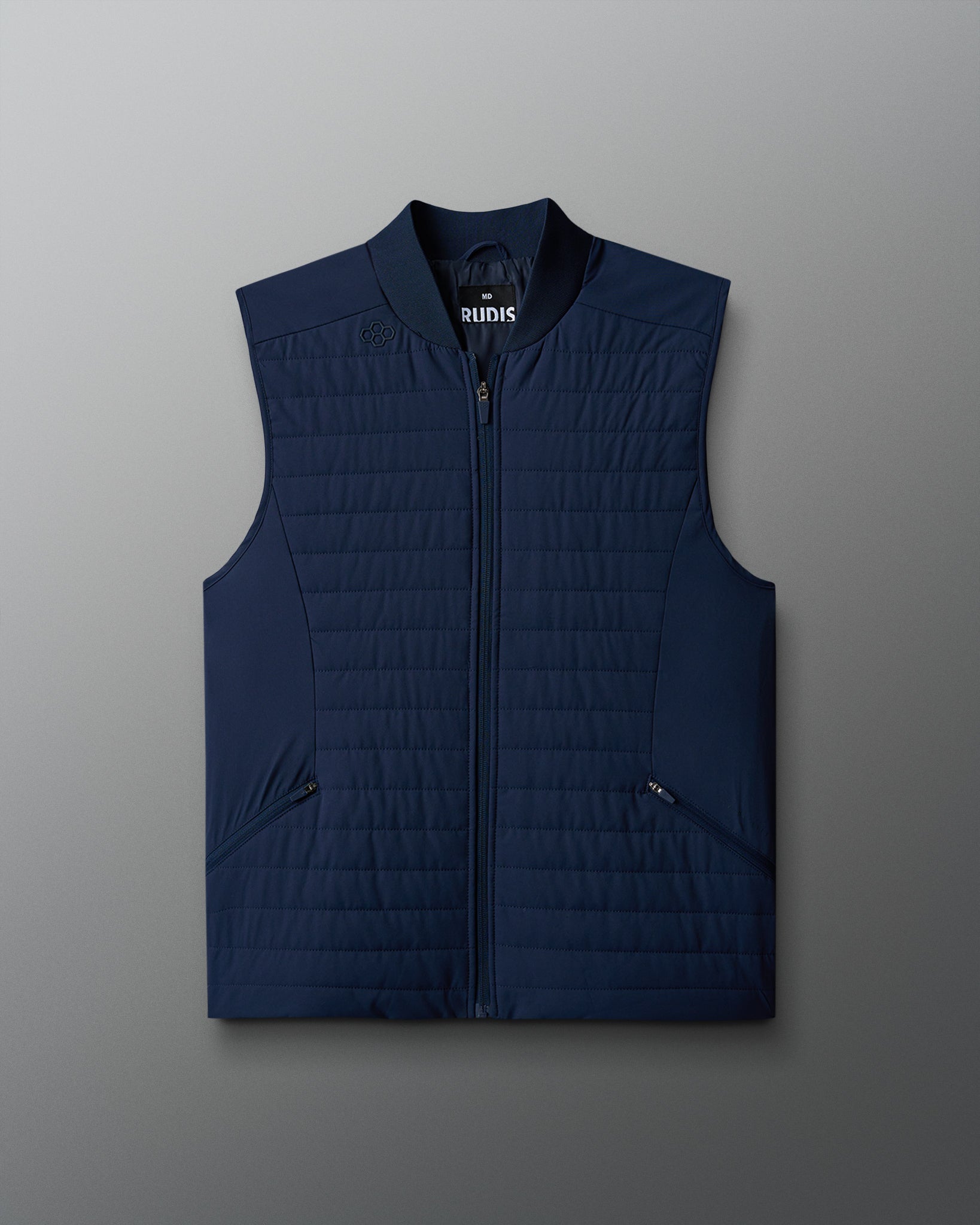 RUDIS RUDIS Navy Lightweight Puffer Vest – Water-Resistant Activewear