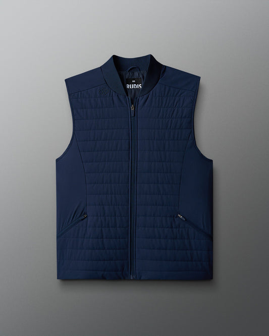 RUDIS RUDIS Navy Lightweight Puffer Vest – Water-Resistant Activewear