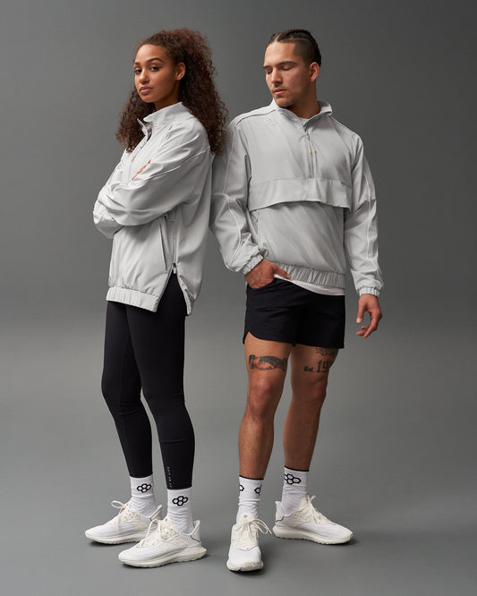 RUDIS RUDIS 1/4 Zip Windbreaker - Lunar Gray - Conquer the Elements