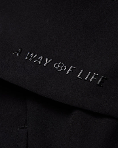 RUDIS RUDIS 1/4 Zip Windbreaker - Black - Weathering the Storm, Wrestling Strong