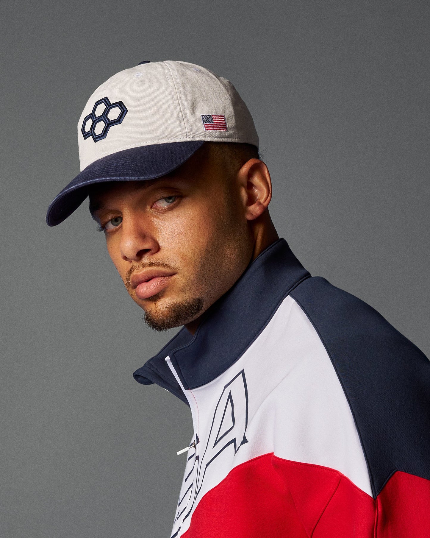 RUDIS RUDIS Freestyle Unstructured Hat - White/Navy