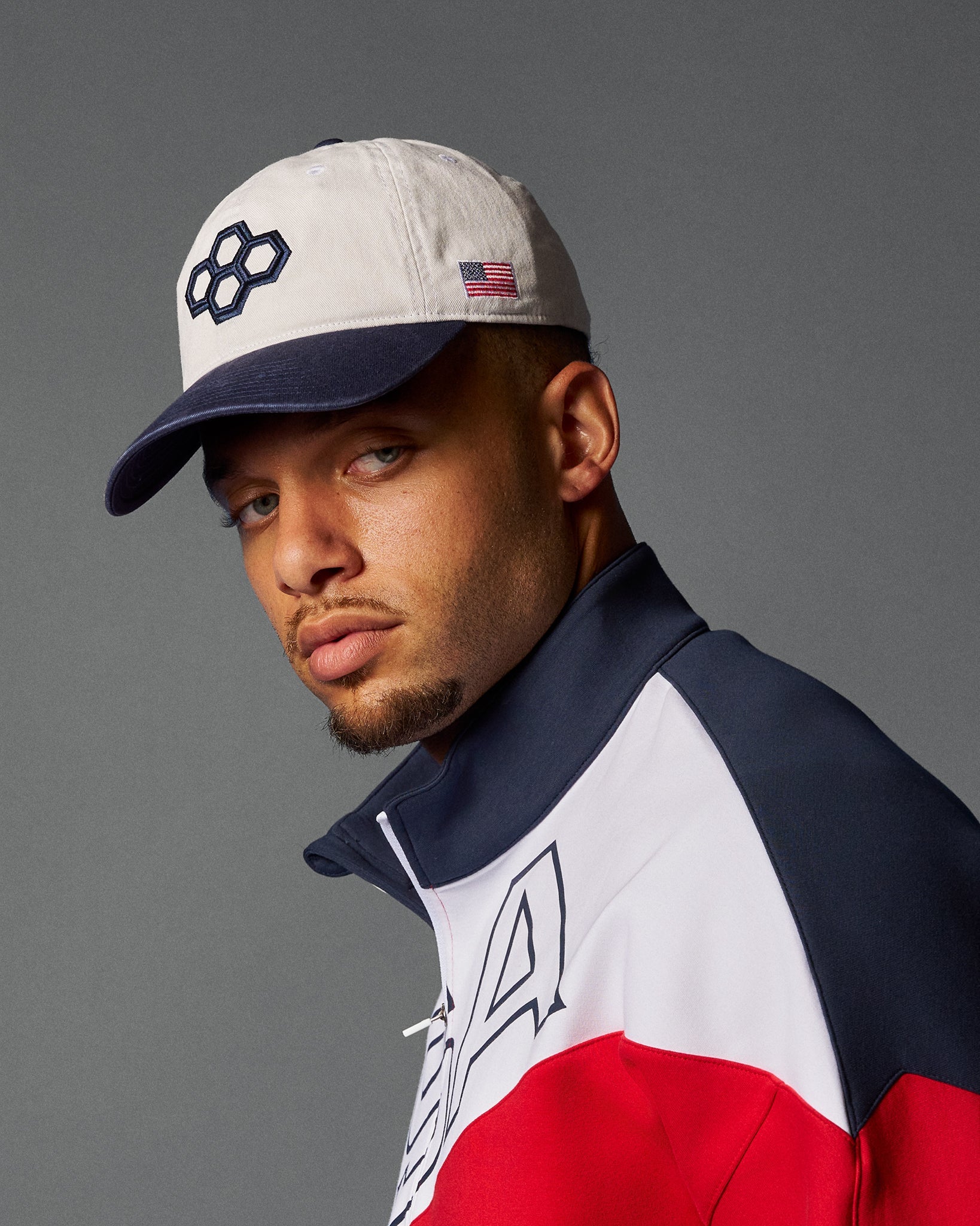 RUDIS RUDIS Freestyle Unstructured Hat - White/Navy