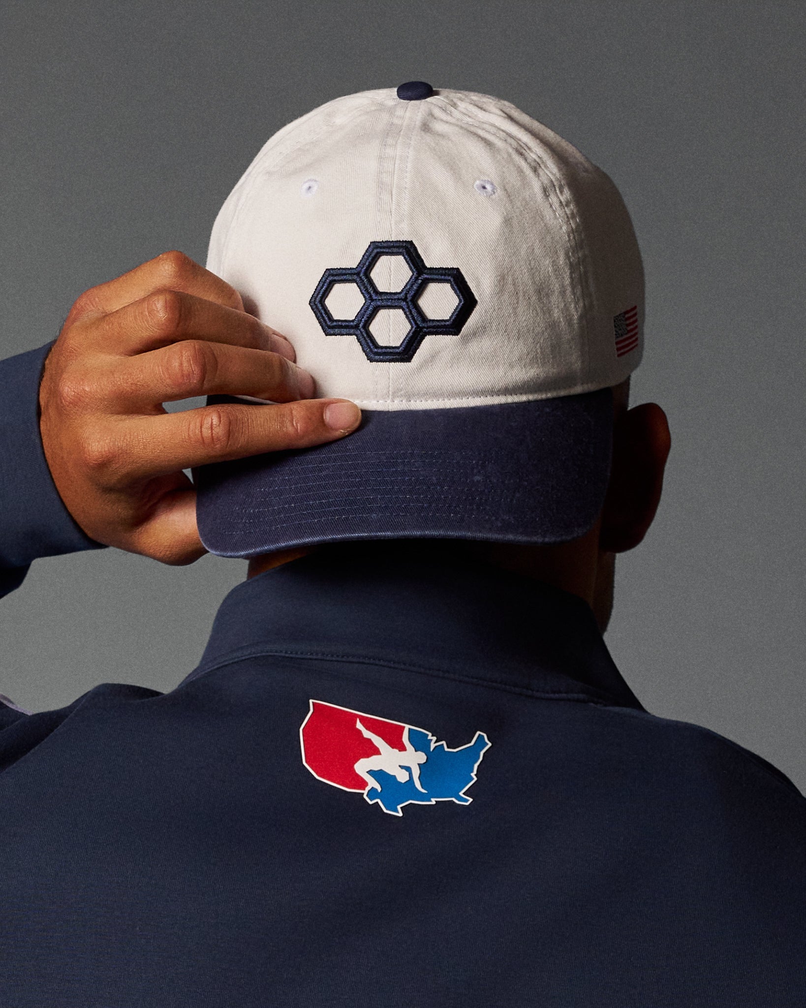 RUDIS RUDIS Freestyle Unstructured Hat - White/Navy