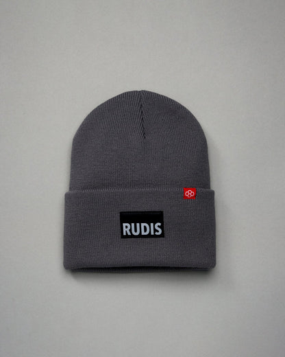 RUDIS RUDIS Wordmark Foldover Beanie - Conquer the Cold with Style
