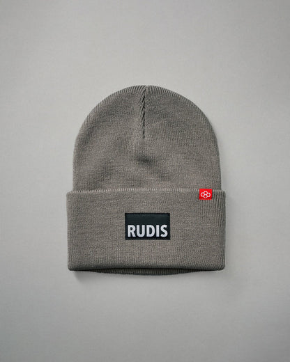 RUDIS RUDIS Wordmark Foldover Beanie - Conquer the Cold with Style