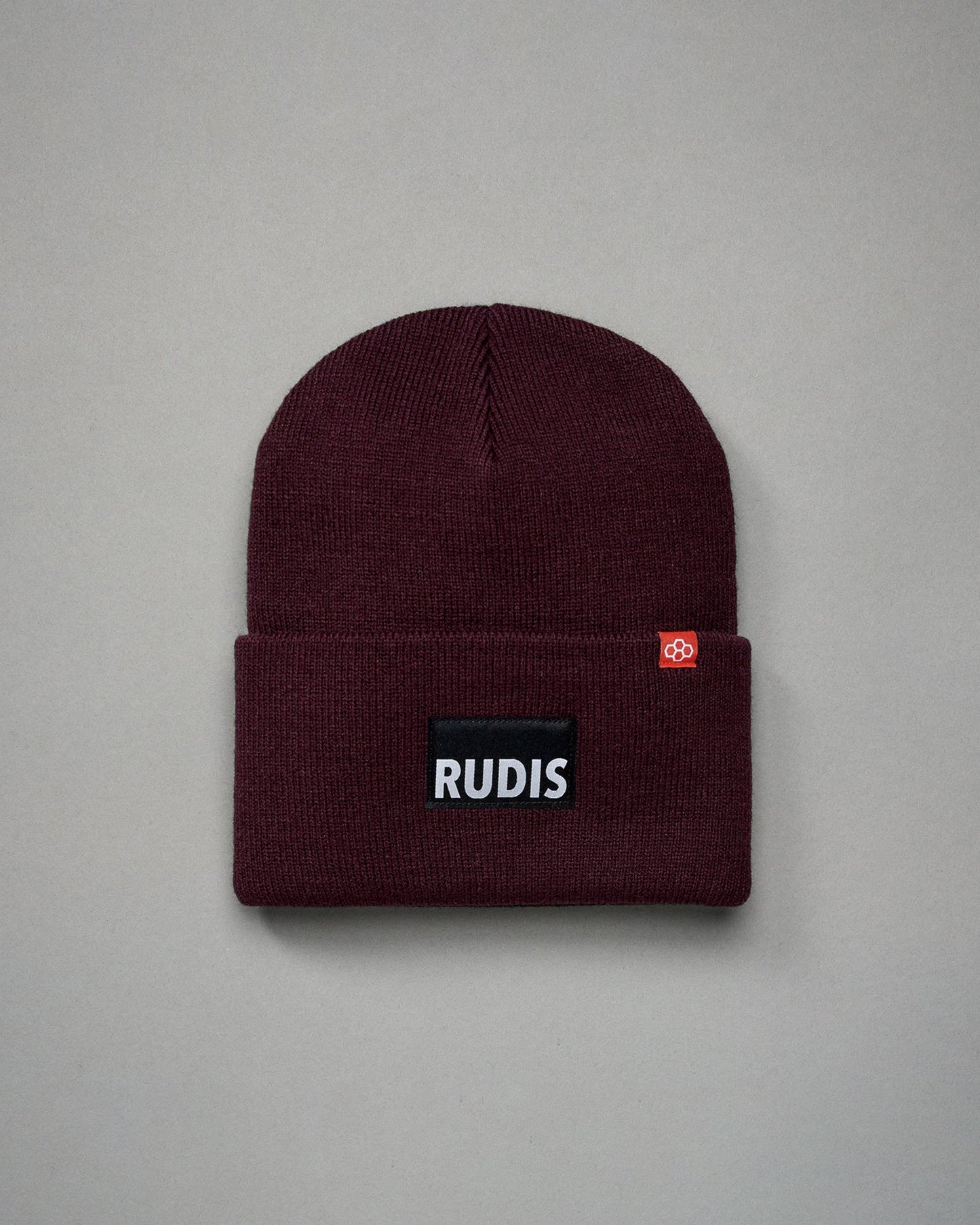 RUDIS RUDIS Wordmark Foldover Beanie - Conquer the Cold with Style