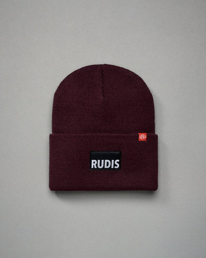 RUDIS RUDIS Wordmark Foldover Beanie - Conquer the Cold with Style