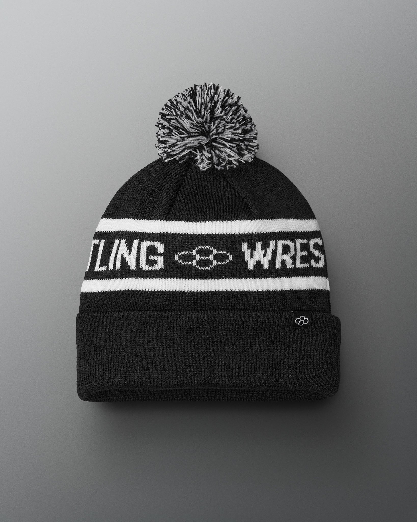 RUDIS RUDIS Two Tone Pom Beanie - Black/White