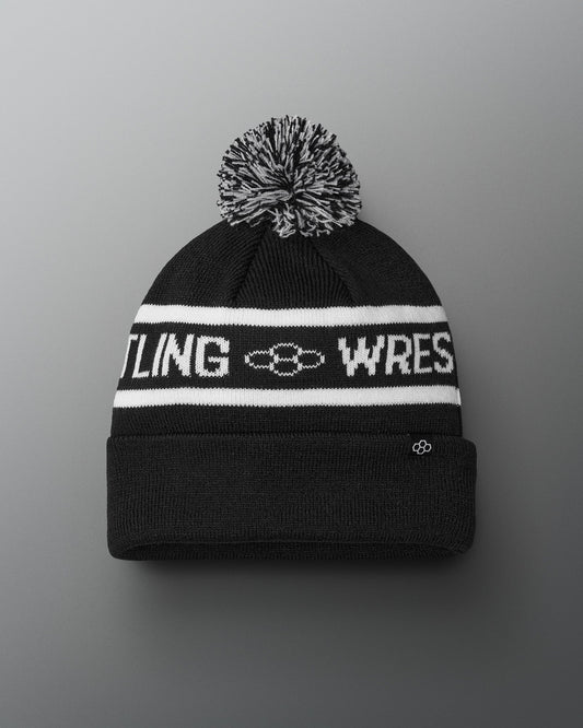RUDIS RUDIS Two Tone Pom Beanie - Black/White