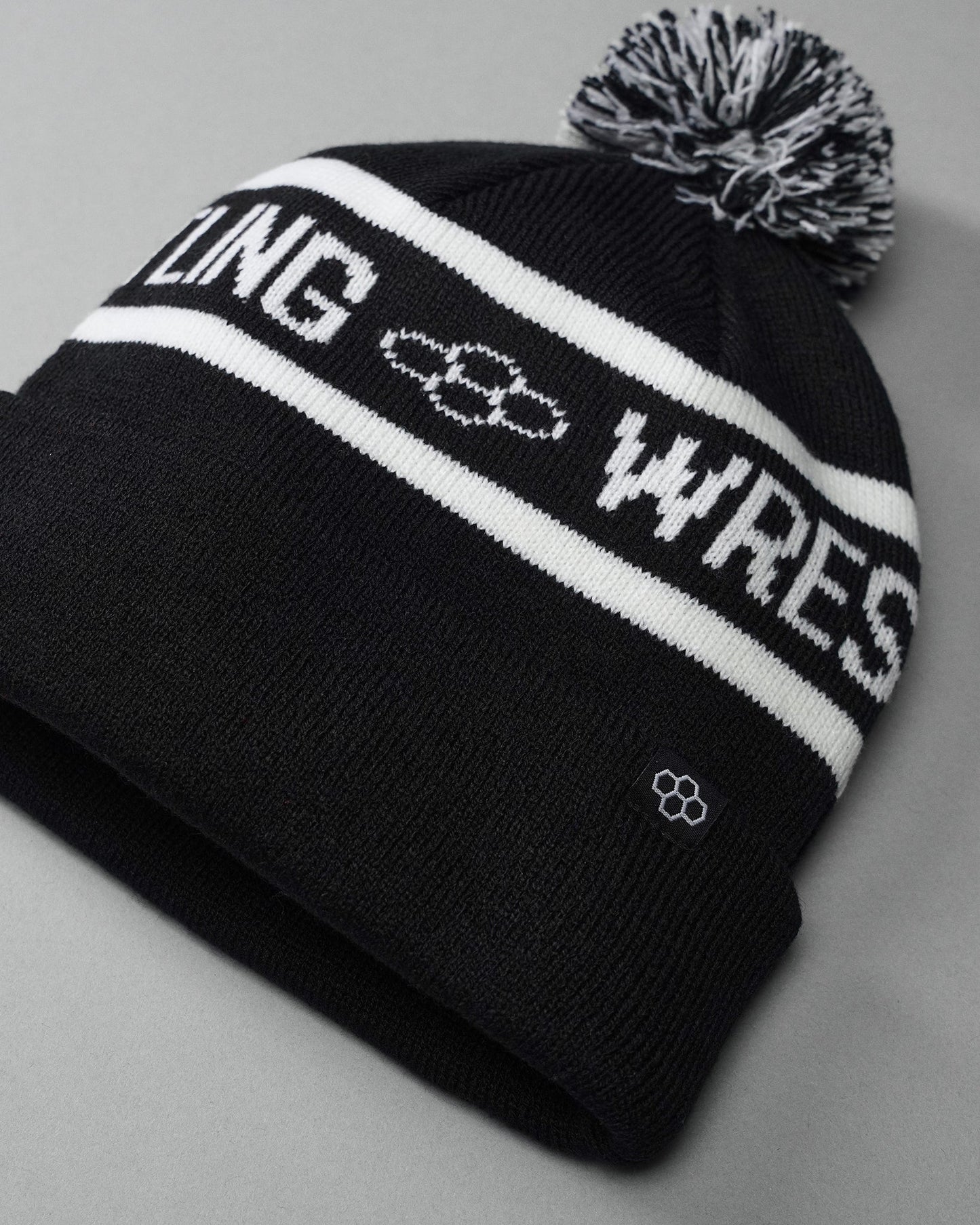RUDIS RUDIS Two Tone Pom Beanie - Black/White