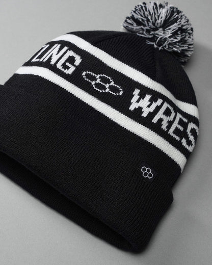 RUDIS RUDIS Two Tone Pom Beanie - Black/White